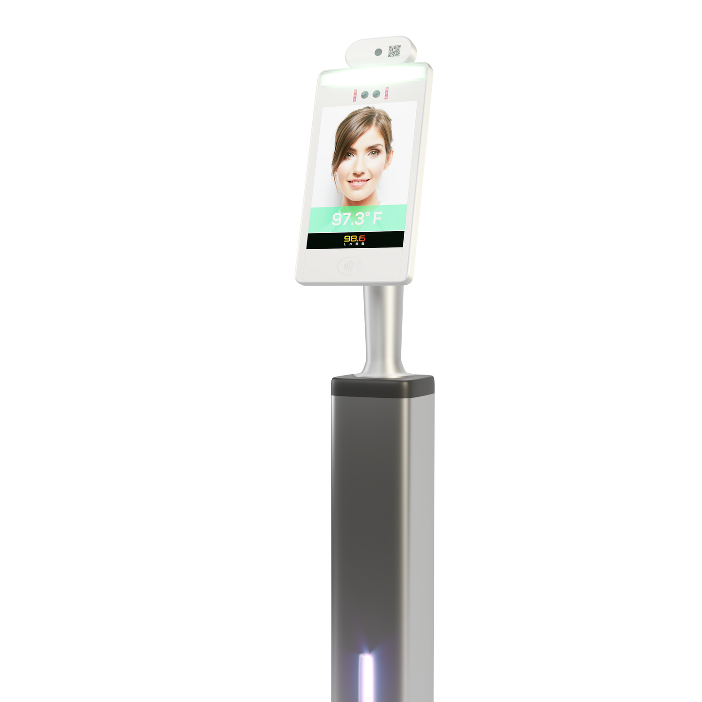 Automated Temperature Screening AI Kiosk Generation Two (V4) Wi-Fi, QRiD and OSQ