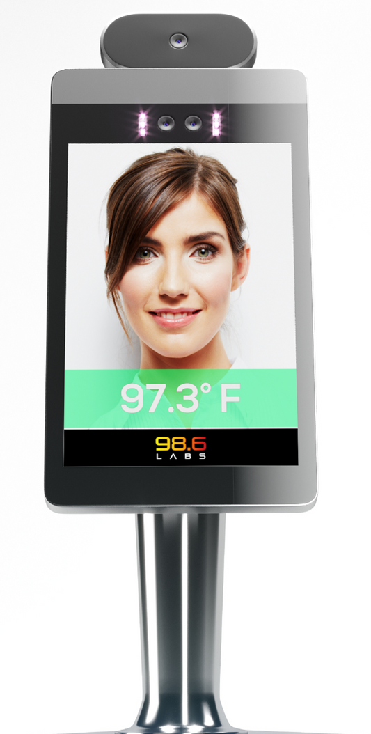 WiFi Enabled - Automated Temperature Screening AI Kiosk Generation Two (V3)